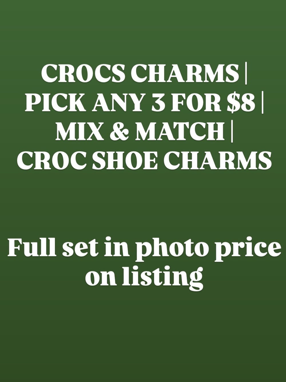 CROCS Bad Bunny Jibbitz Pins - Blue, Green, Red, Pink, Black